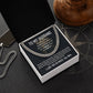 To My Husband- Hear your ROAR- Cuban Link Necklace (Gold/Stainless Steel)