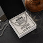 To My Husband - Never Forget I Love You - Cuban Link Necklace (Gold/Stainless Steel)