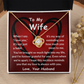 To My Wife - My Love is always with you - Love Knot Necklace