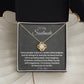 To My Soulmate - My World is Brighter - Love Knot Necklace