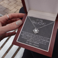 To My Wife - Light, Strength, Inspiration - Love Knot Necklace